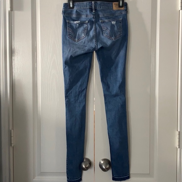 Hollister super skinny jeans distressed size 1 - Picture 3 of 12